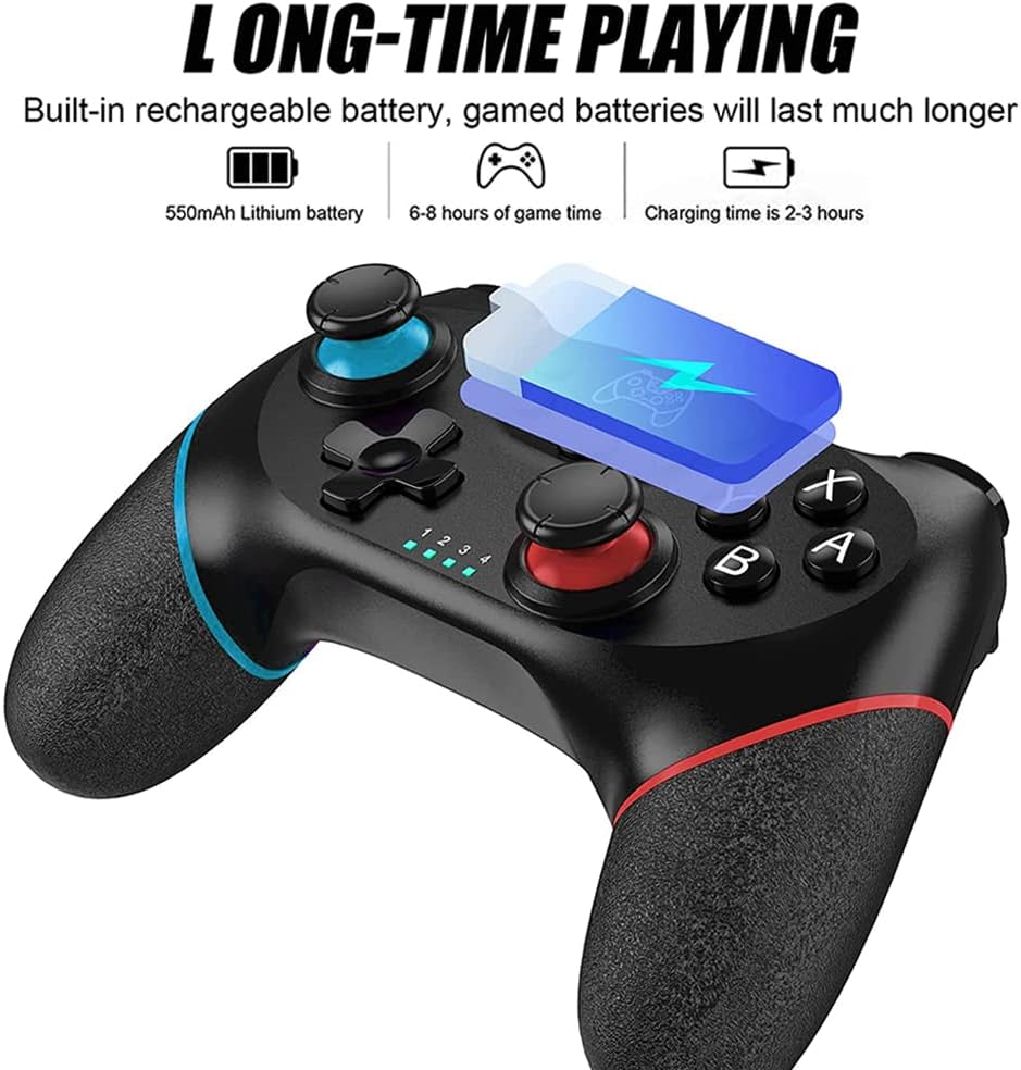Lapezei Joy con 2pc Controller for Nintendo Switch,Dual Vibration L/R  Wireless Controllers Joystick Compatible with Nintendo  Switch,Gyro/Wake-up/Screenshot Function Gamepad : : PC & Video  Games